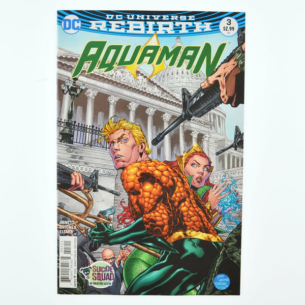 AQUAMAN #3 - DC Universe Rebirth Comics 2016 - VF+