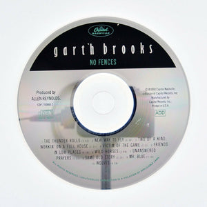 No Fences by Garth Brooks (CD, Sep-1990, Liberty) DISC ONLY