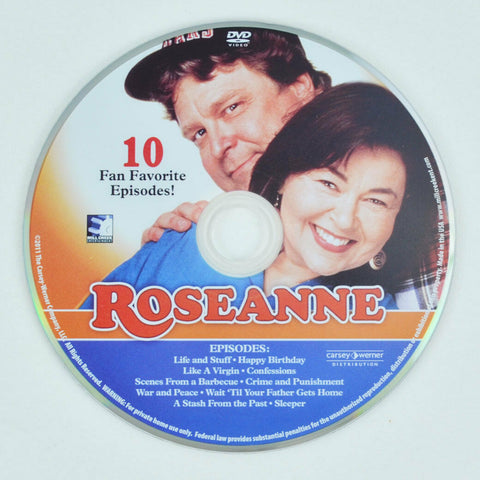 Roseanne: 10 Fan Favorite Episodes (DVD, 2011) John Goodman - DISC ONLY