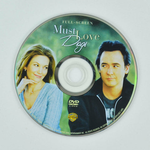 Must Love Dogs (DVD, 2005, Full Screen) Diane Lane, John Cusack - DISC ONLY