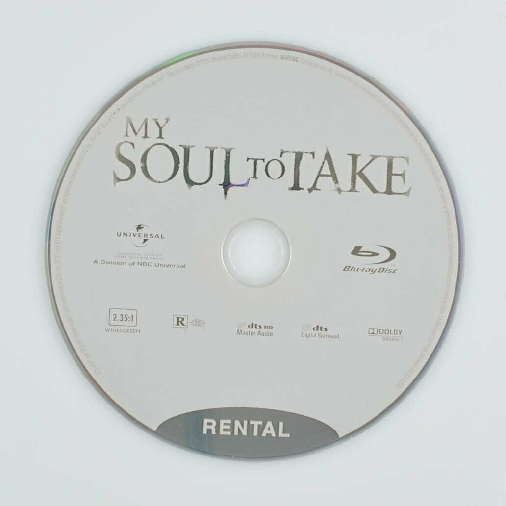 My Soul to Take (Blu-ray Disc, 2011) Max Thierot - DISC ONLY
