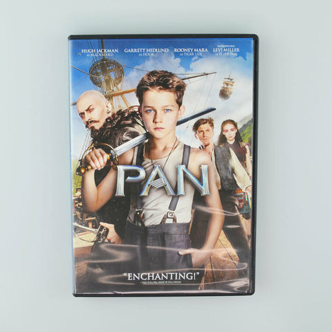 Pan (DVD, 2015, Widescreen) Hugh Jackman, Levi Miller, Rooney Mára