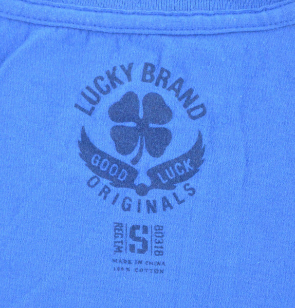 Lucky Brand Men's Big Koals Smoking Tobacco T-Shirt, Small, Blur