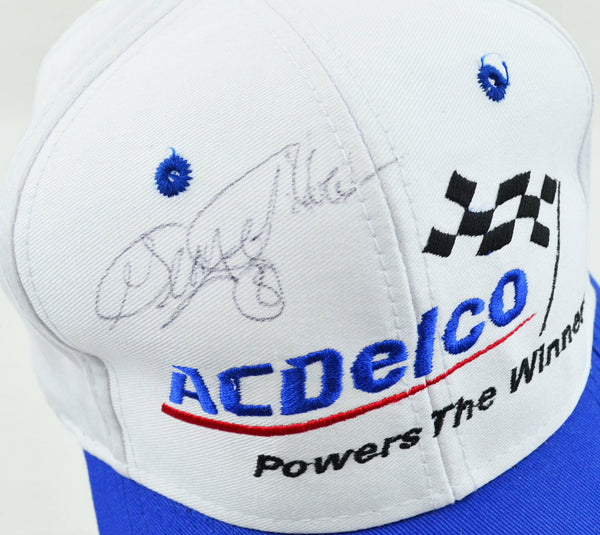 AC DELCO Powers The Winner Hat / Chief Auto Parts Baseball Cap Blue Signed