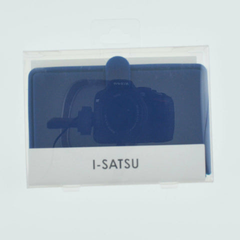 I-SATSU p+g design Silicone Business Card Holder Credit Card Wallet Case Blue