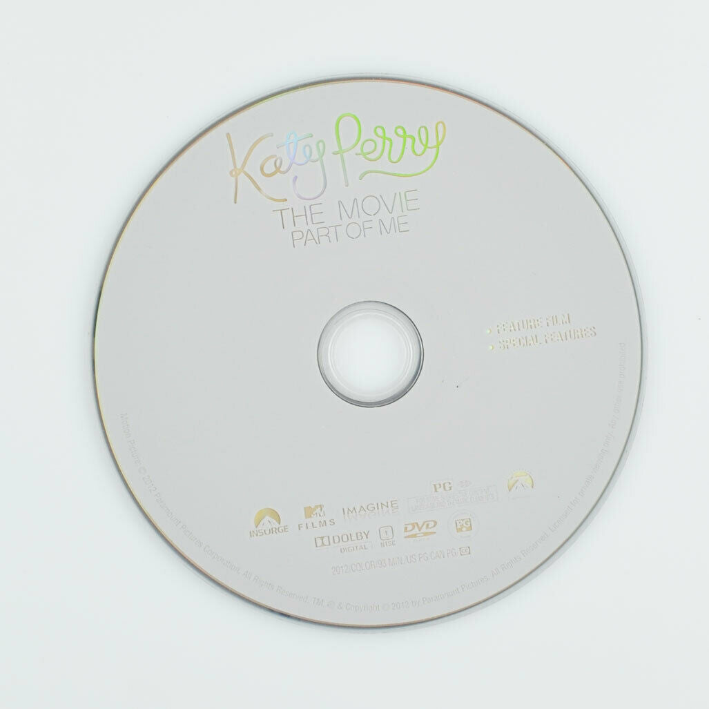 Katy Perry: The Movie - Part of Me (DVD, 2013, Special Edition) - DISC ONLY