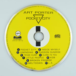 Pocket City by Art Porter (CD, May-1992, Verve) DISC ONLY