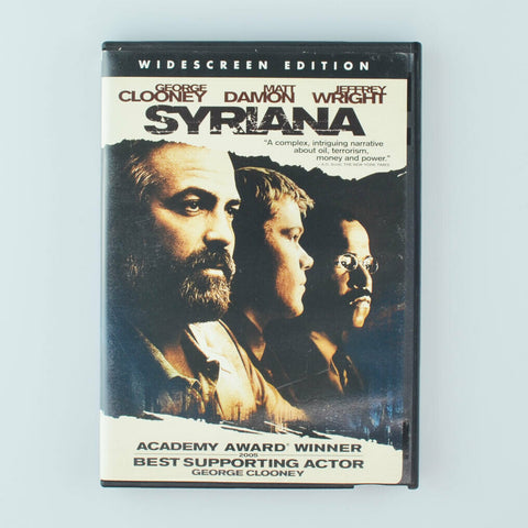 Syriana (DVD, 2006, Widescreen) George Clooney, Matt Damon, Jeffrey Wright