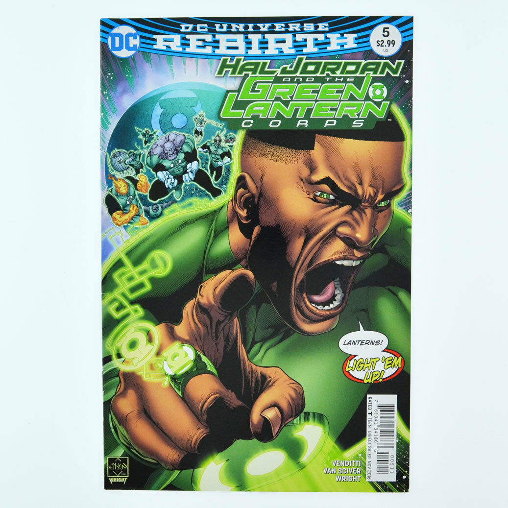 Hal Jordan and the GREEN LANTERN Corps #5 - DC Universe Rebirth 2016 - VF+