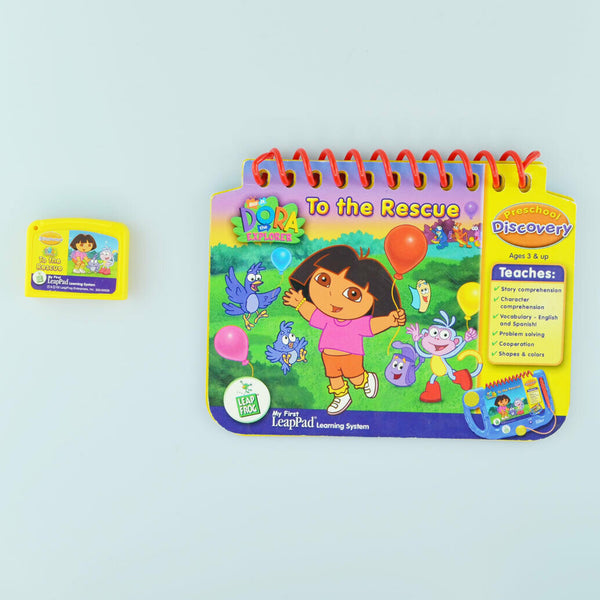 Leap Frog My First LeapPad - Dora The Explorer Rescue - Preschool Cartridge Book