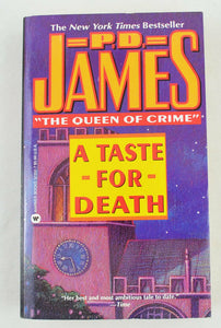 Adam Dalgliesh Mystery: A Taste for Death by P. D. James (1987, Paperback)