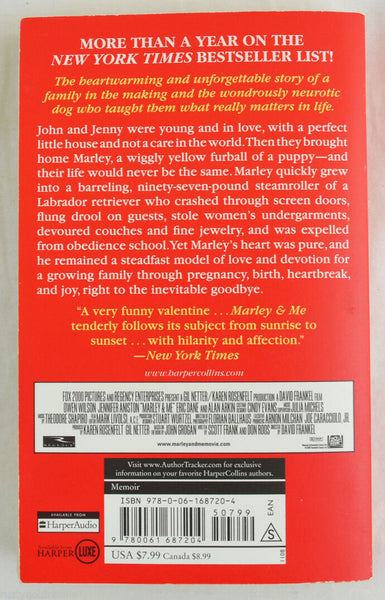 Marley and Me : Life and Love with the World's Worst Dog by John Grogan 2008