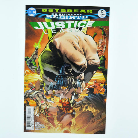 JUSTICE LEAGUE #10 - DC Universe Rebirth Comics 2017 - VF+