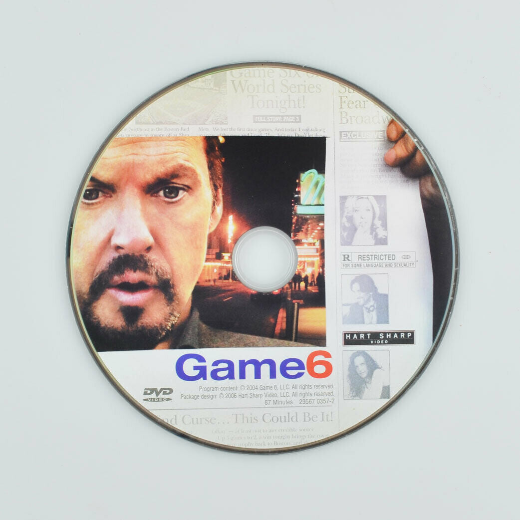 Game 6 (DVD, 2006) Michael Keaton, Robert Downey Jr. - DISC ONLY