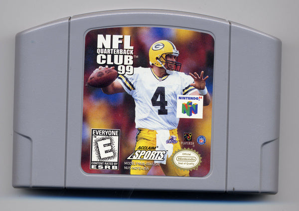 NFL Quarterback Club 99 (Nintendo 64, 1998) Tested Working - Brett Favre