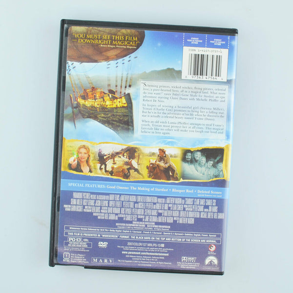 Stardust (DVD, 2007, Widescreen) Charlie Cox, Claire Danes, Michelle Pfeiffer