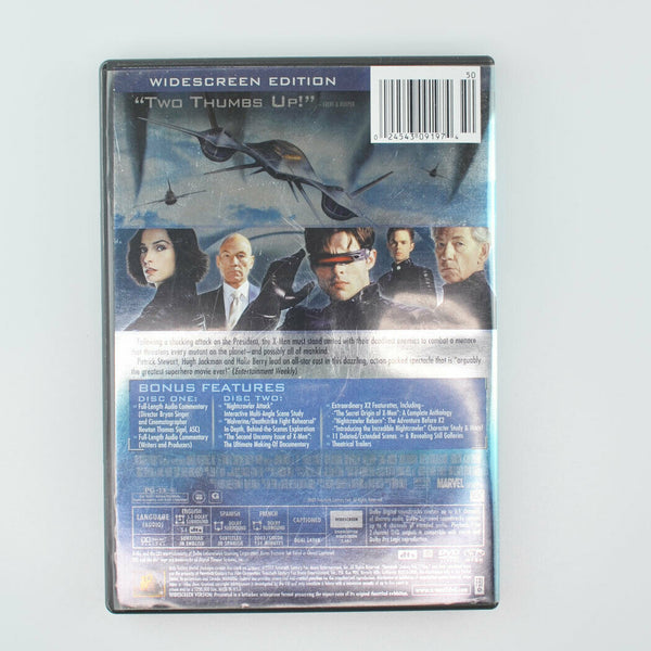 X2: X-Men United (DVD, 2003, 2-Disc Set, Widescreen) Hugh Jackman, Halle Berry