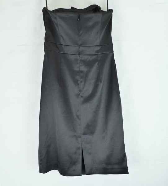 Sexy White House Black Market Black Cocktail Formal Dress and Jacket Size 6