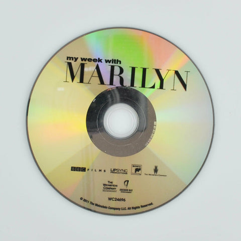 My Week With Marilyn (DVD, 2012) Michelle Williams, Eddie Redmayne - DISC ONLY