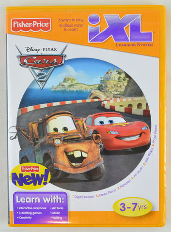 iXL Disney Cars 2 Game by Fisher Price - 3 Exciting Games - 3-7 years