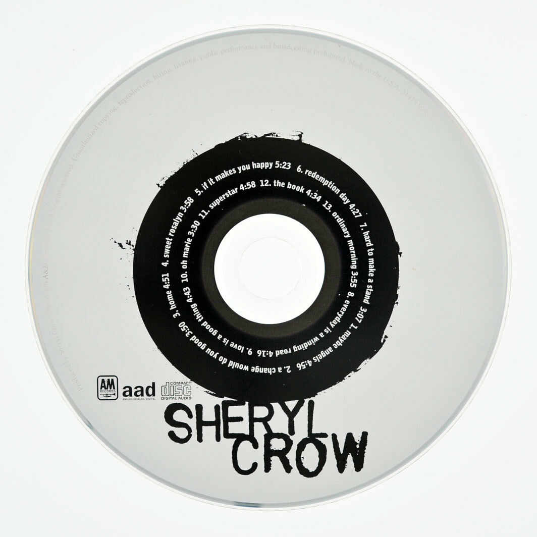 Sheryl Crow by Sheryl Crow (CD, Sep-1996, A&M (USA)) DISC ONLY