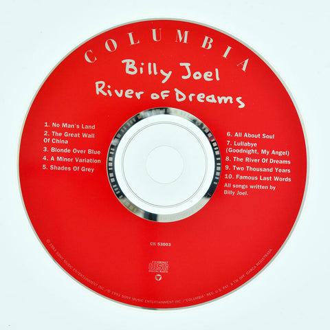 River of Dreams by Billy Joel (CD, Dec-2004, Sony Music Distribution) DISC ONLY