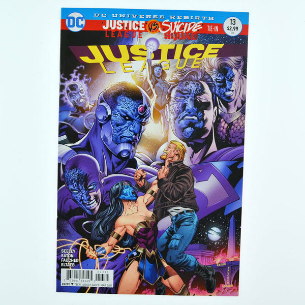 JUSTICE LEAGUE #13 - DC Universe Rebirth Comics 2017 - VF+  Suicide Squad Tie-In