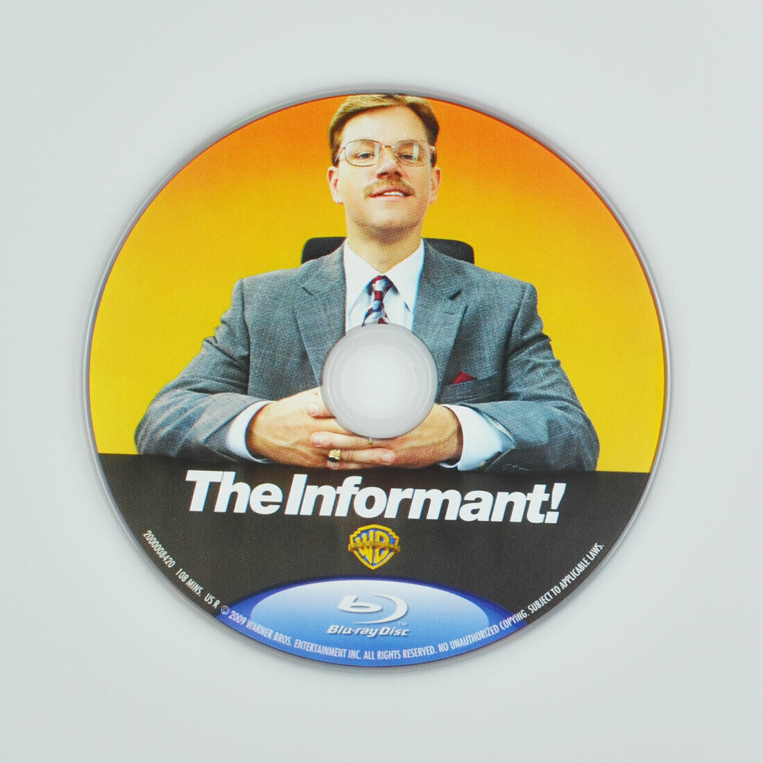 The Informant (Blu-ray, 2010) Matt Damon - DISC ONLY