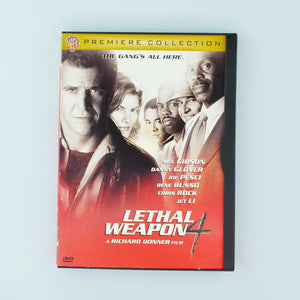 Lethal Weapon 4 (DVD, 1998 Premiere Collection) Mel Gibson, Danny Glover, Jet Li