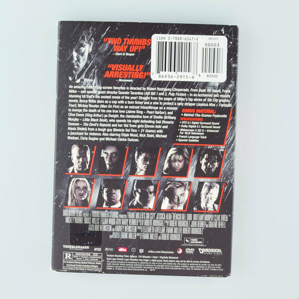 Sin City (DVD, 2006) Bruce Willis, Mickey Rourke