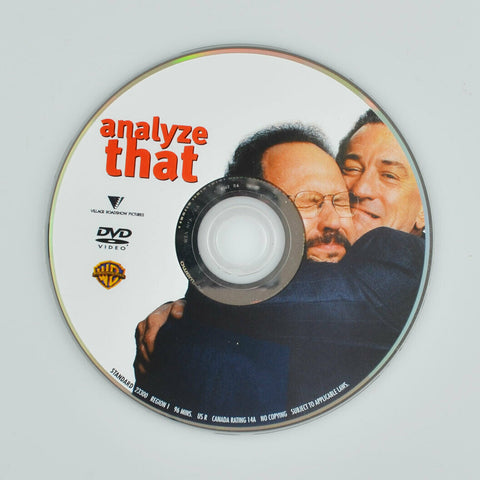 Analyze That (DVD, 2003, Full Frame) Robert De Niro, Billy Crystal - DISC ONLY