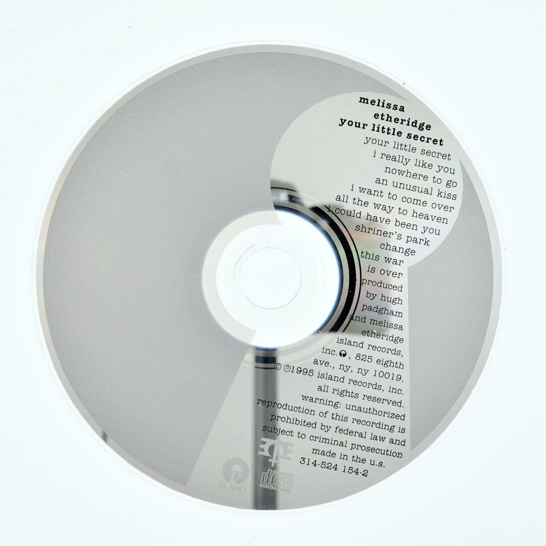 Your Little Secret by Melissa Etheridge (CD, Nov-1995, Island (Label)) DISC ONLY