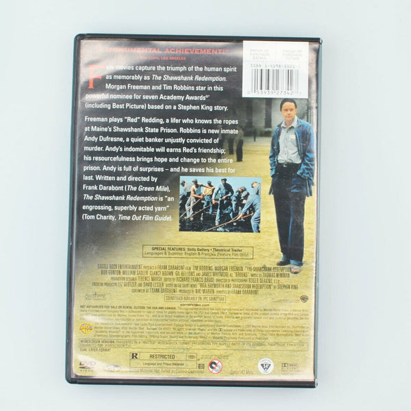 The Shawshank Redemption (DVD, 2007) Tim Robbins, Morgan Freeman, Clancy Brown