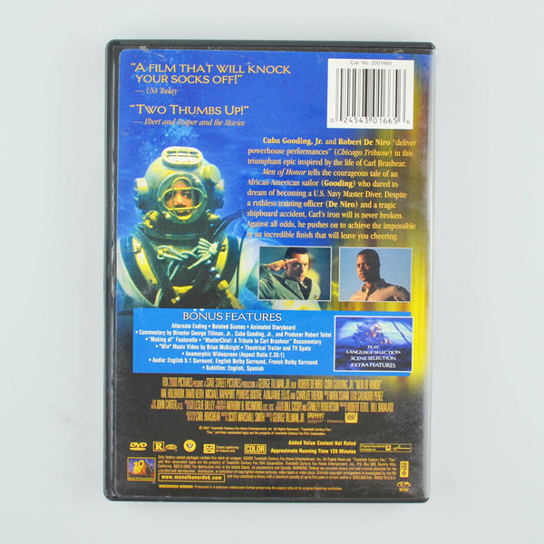 Men of Honor (DVD, 2001, Widescreen) Robert De Niro, Cuba Gooding Jr.