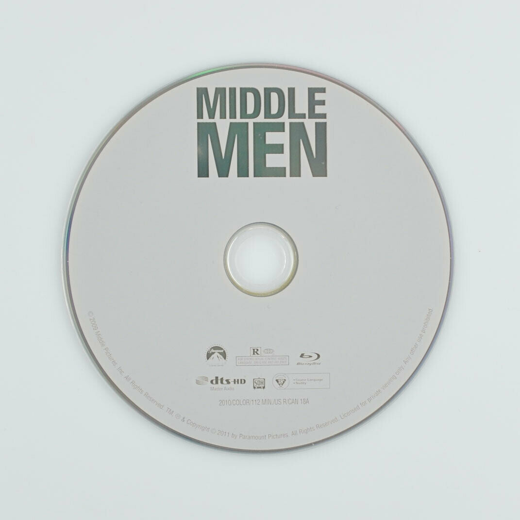Middle Men (Blu-ray Disc, 2011) Luke Wilson, Giovanni Ribisi - DISC ONLY
