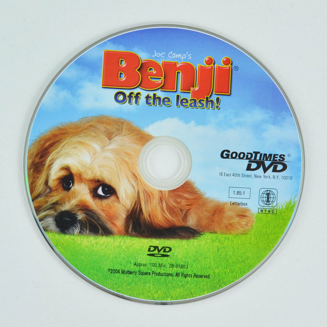 Benji Off the Leash (DVD, 2004, Letterbox Widescreen) Benji - DISC ONLY