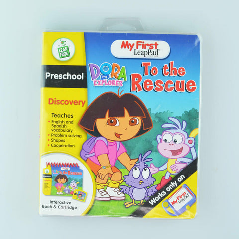 Leap Frog My First LeapPad - Dora The Explorer Rescue - Preschool Cartridge Book