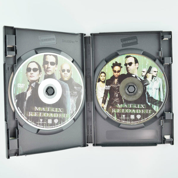 The Matrix Reloaded (DVD, 2003, 2-Disc Set, Widescreen) Keanu Reeves