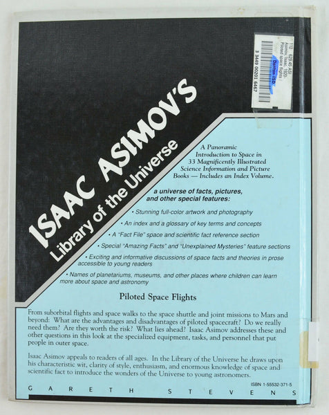 Piloted Space Flights by Isaac Asimov (1990, Hardcover) ExLibrary Book