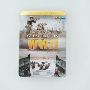 Great Battles of WWII (DVD, 2011, 3-Disc Set, Tin Case) Educational