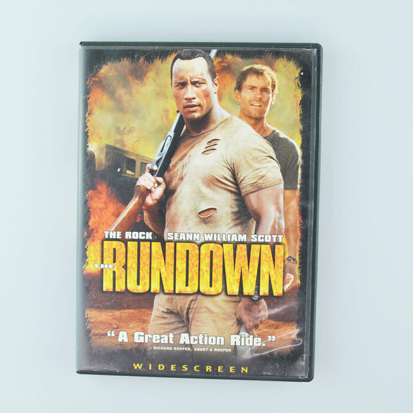 The Rundown (DVD, 2004, Widescreen Edition) The Rock, Seann William Scott