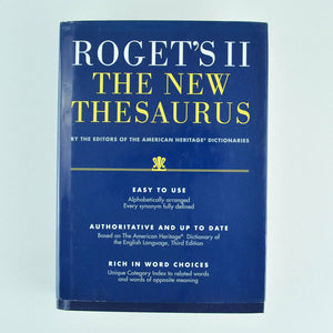 Roget's II : The New Thesaurus by American Heritage Dictionary Editors  Houghton