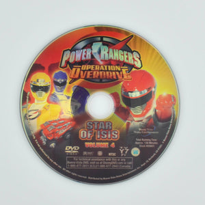 Power Rangers: Operation Overdrive: Vol. 4 Stars of Isis (DVD, 2008) - DISC ONLY