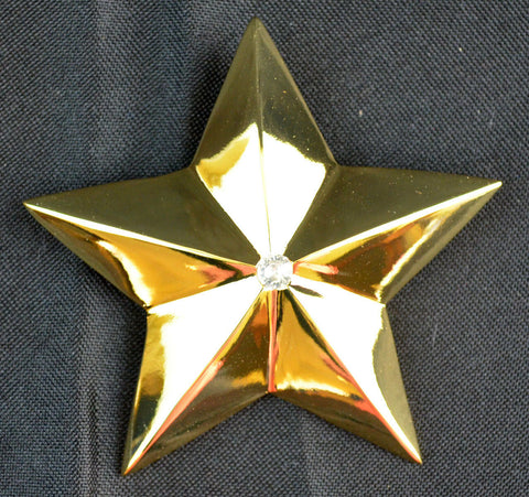 Star Brooch - Scarf Pin, Pendant, Ornament - Goldtone - Christmas Home Interiors