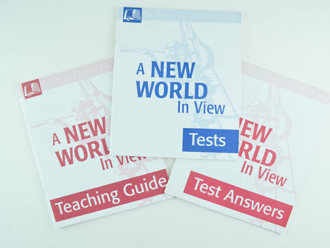 A New World In View Teaching Guide, Test and Answers To Pledge Allegiance Series