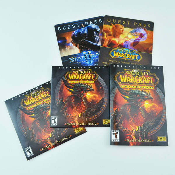 World of Warcraft: Cataclysm (Windows, DVD-ROM, 2010) Expansion Set PC MAC - EUC