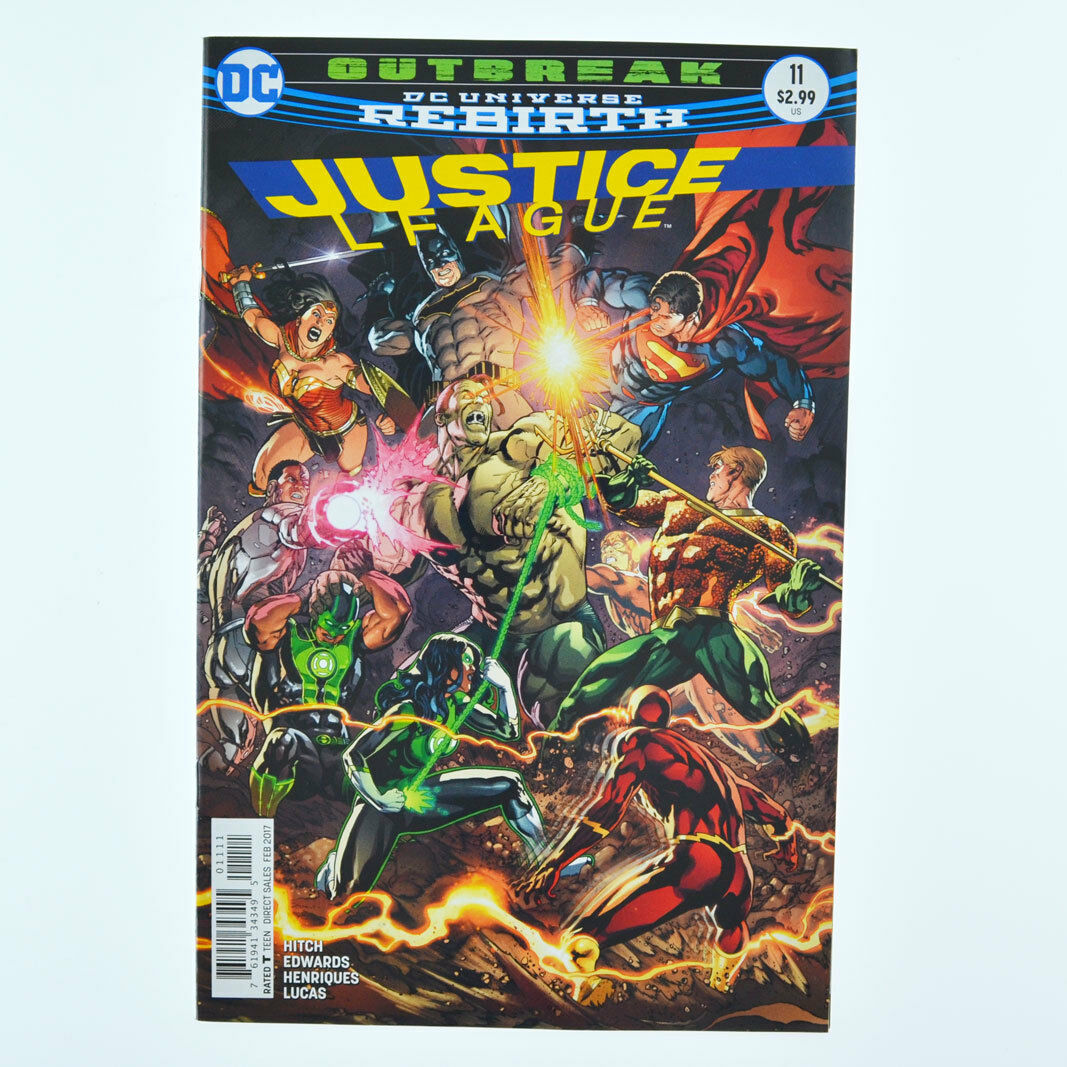 JUSTICE LEAGUE #11 - DC Universe Rebirth Comics 2017 - VF+
