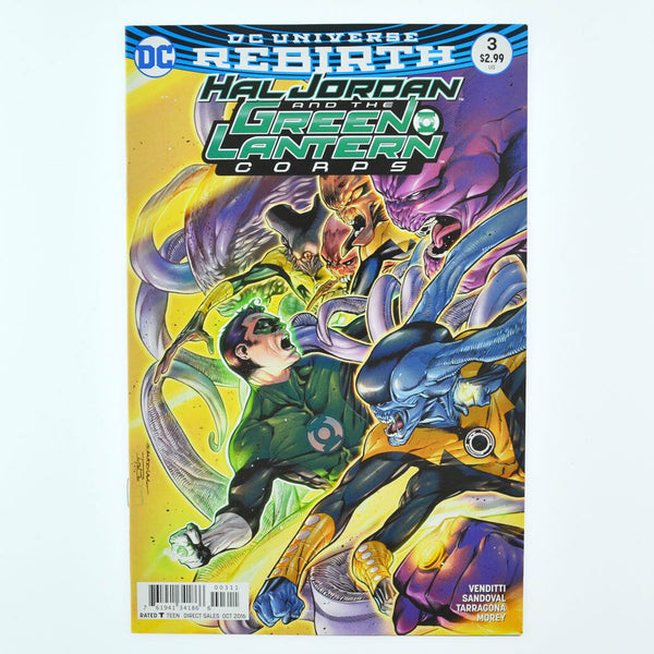 Hal Jordan and the GREEN LANTERN Corps #3 - DC Universe Rebirth 2016 - VF+