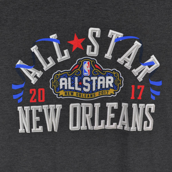 2017 NBA All Star New Orleans T Shirt - Dark Gray - Fanatics Mens Large Tee