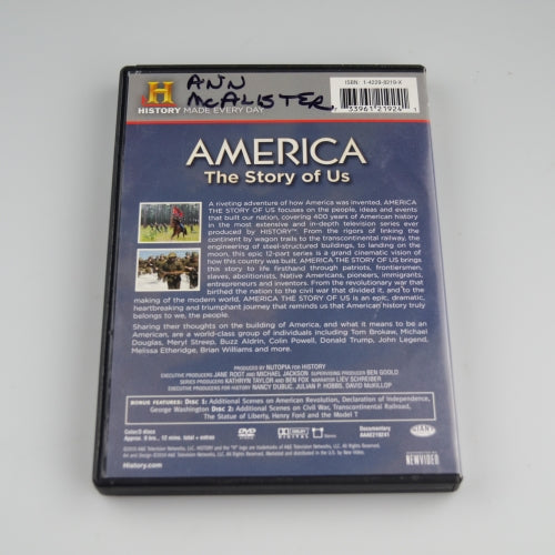 America: The Story Of Us (DVD, 2010) Tom Brokaw, Michael Douglas - History Channel